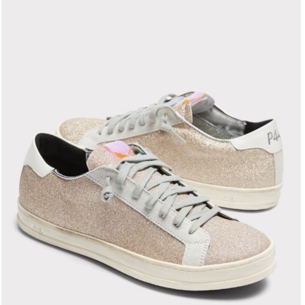 P448 pink glitter sneakers - New - Box included